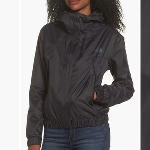 The North Face Women's Precita Rain Jacket Waterproof Breathable Black Size XL